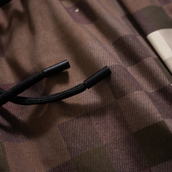 ブランドハーフパンツ角部分ディテール